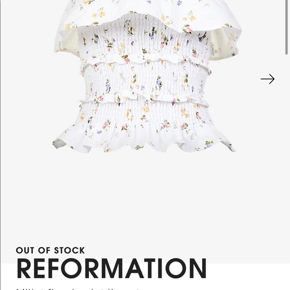 ISO Reformation Millet Linen top - any color - xs - Picture 1 of 1